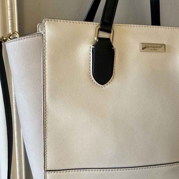 KATE SPADE SAFFIANO LEATHER TRI COLOUR BAG - Picture 2 of 10